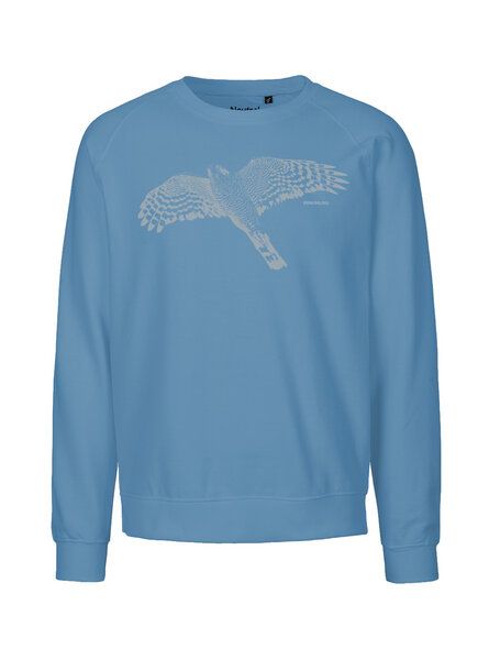 Peaces.bio - handbedruckte Biomode Bio Damen-Sweatshirt Loose Fit Sperber Peaces.bio - handbedruckte Biomode Bio Damen-Sweatshirt Loose Fit Sperber von Peaces.bio - handbedruckte Biomode