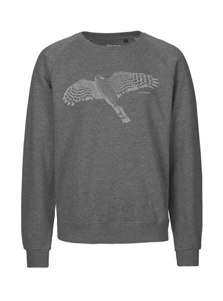 Peaces.bio - handbedruckte Biomode Bio Damen-Sweatshirt Loose Fit Sperber Peaces.bio - handbedruckte Biomode Bio Damen-Sweatshirt Loose Fit Sperber von Peaces.bio - handbedruckte Biomode