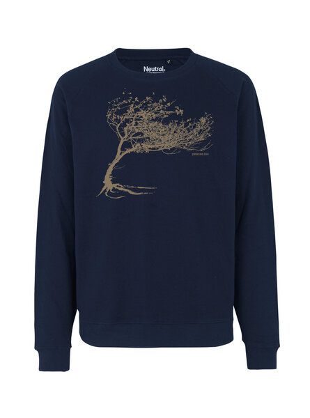 Peaces.bio - handbedruckte Biomode Bio Damen-Sweatshirt Loose Fit Windy Tree Peaces.bio - handbedruckte Biomode Bio Damen-Sweatshirt Loose Fit Windy Tree von Peaces.bio - handbedruckte Biomode