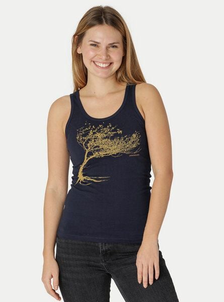 Peaces.bio - handbedruckte Biomode Bio-Damen-Tank Top Windy Tree Peaces.bio - handbedruckte Biomode Bio-Damen-Tank Top Windy Tree von Peaces.bio - handbedruckte Biomode