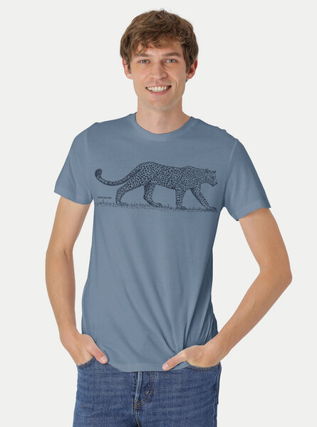 Peaces.bio - handbedruckte Biomode Bio Fit T-Shirt Leopard Herren Peaces.bio - handbedruckte Biomode Bio Fit T-Shirt Leopard Herren von Peaces.bio - handbedruckte Biomode