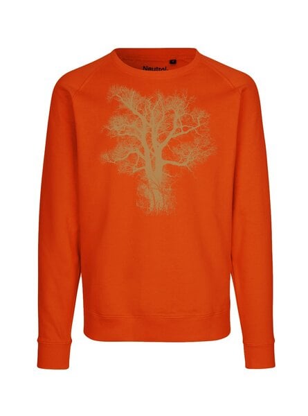 Peaces.bio - handbedruckte Biomode Bio Herren-Sweatshirt Chestnut von Peaces.bio - handbedruckte Biomode