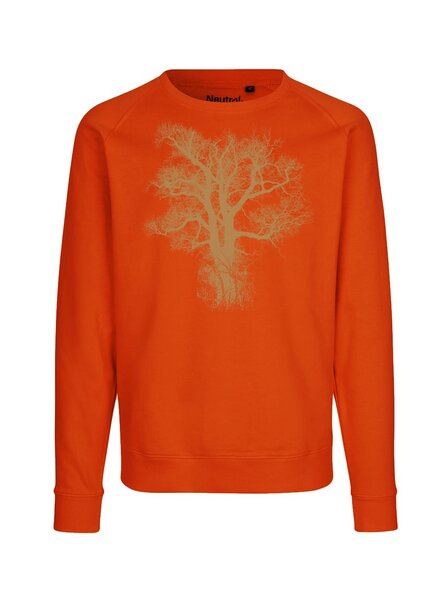 Peaces.bio - handbedruckte Biomode Bio Herren-Sweatshirt Chestnut von Peaces.bio - handbedruckte Biomode