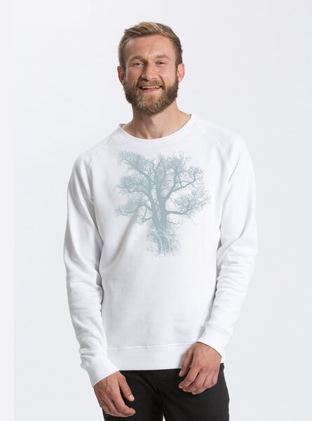 Peaces.bio - handbedruckte Biomode Bio Herren-Sweatshirt Chestnut von Peaces.bio - handbedruckte Biomode