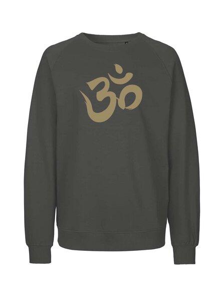 Peaces.bio - handbedruckte Biomode Bio Herren Sweatshirt Om von Peaces.bio - handbedruckte Biomode