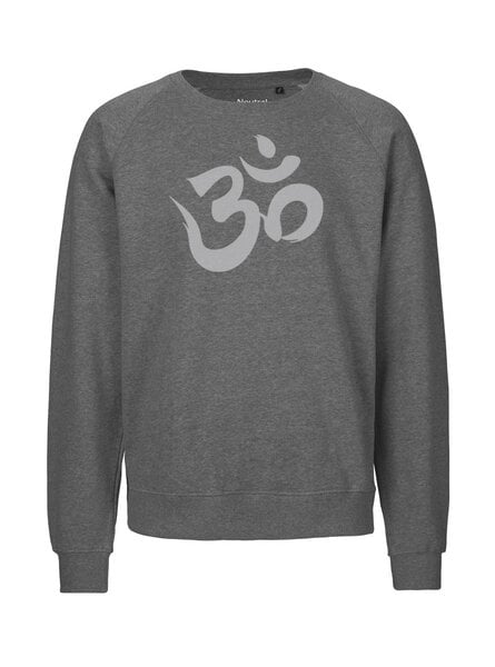 Peaces.bio - handbedruckte Biomode Bio Herren Sweatshirt Om von Peaces.bio - handbedruckte Biomode