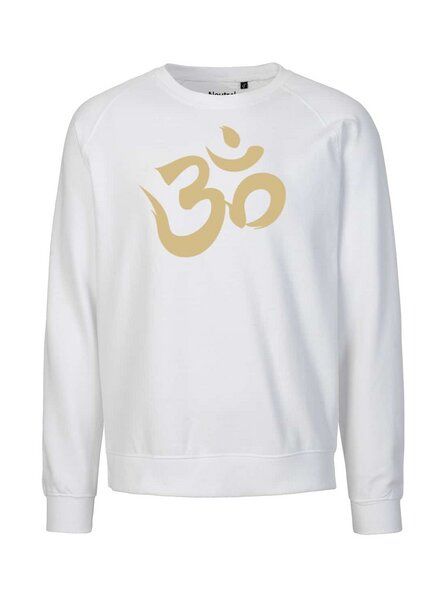 Peaces.bio - handbedruckte Biomode Bio Herren Sweatshirt Om von Peaces.bio - handbedruckte Biomode