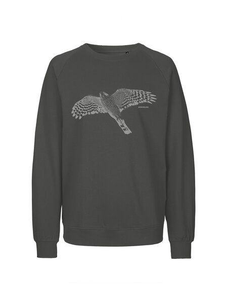 Peaces.bio - handbedruckte Biomode Bio Herren-Sweatshirt Sperber Peaces.bio - handbedruckte Biomode Bio Herren-Sweatshirt Sperber von Peaces.bio - handbedruckte Biomode