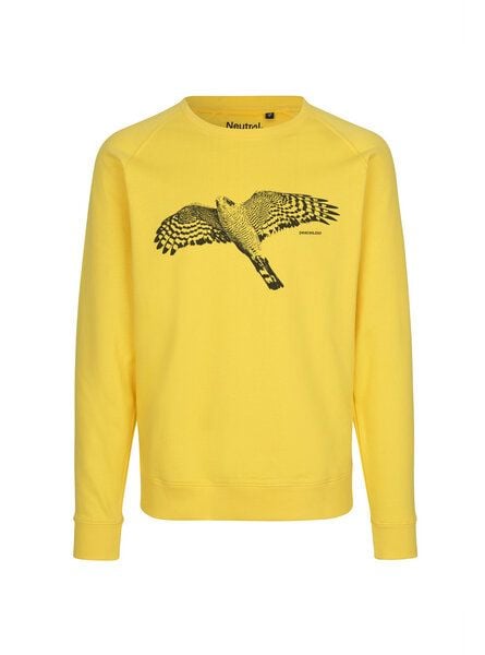 Peaces.bio - handbedruckte Biomode Bio Herren-Sweatshirt Sperber Peaces.bio - handbedruckte Biomode Bio Herren-Sweatshirt Sperber von Peaces.bio - handbedruckte Biomode