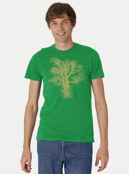 Peaces.bio - handbedruckte Biomode Bio-Herren-T-Shirt Chestnut von Peaces.bio - handbedruckte Biomode
