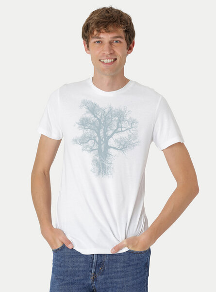 Peaces.bio - handbedruckte Biomode Bio-Herren-T-Shirt Chestnut von Peaces.bio - handbedruckte Biomode