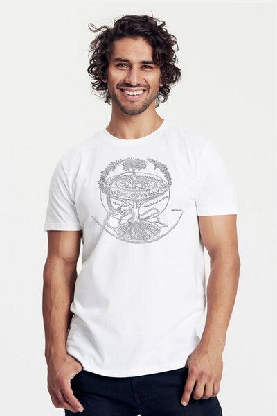 Peaces.bio - handbedruckte Biomode Bio-Herren-T-Shirt "Weltenesche" Peaces.bio - handbedruckte Biomode Bio-Herren-T-Shirt "Weltenesche" von Peaces.bio - handbedruckte Biomode