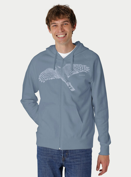 Peaces.bio - handbedruckte Biomode Bio Herren-Zip-Hoodie Sperber Peaces.bio - handbedruckte Biomode Bio Herren-Zip-Hoodie Sperber von Peaces.bio - handbedruckte Biomode