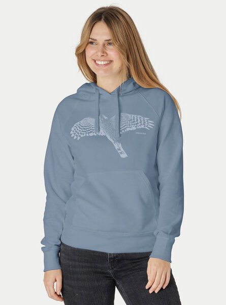 Peaces.bio - handbedruckte Biomode Bio-Hoodie Sperber Damen Peaces.bio - handbedruckte Biomode Bio-Hoodie Sperber Damen von Peaces.bio - handbedruckte Biomode