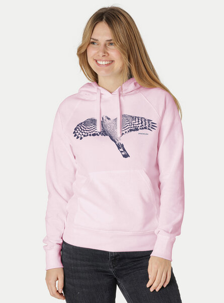 Peaces.bio - handbedruckte Biomode Bio-Hoodie Sperber Damen von Peaces.bio - handbedruckte Biomode