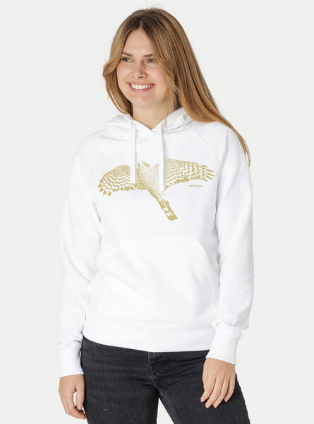 Peaces.bio - handbedruckte Biomode Bio-Hoodie Sperber Damen von Peaces.bio - handbedruckte Biomode