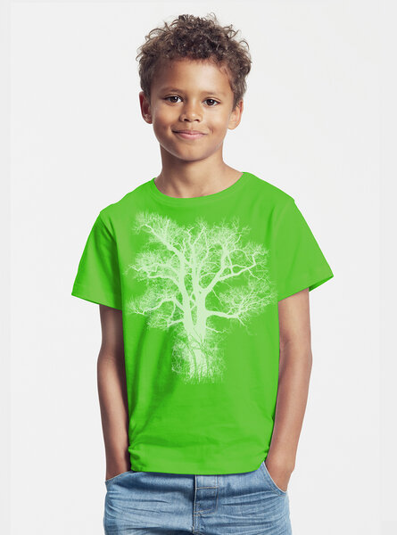 Peaces.bio - handbedruckte Biomode Bio-Kinder T-Shirt Chestnut von Peaces.bio - handbedruckte Biomode