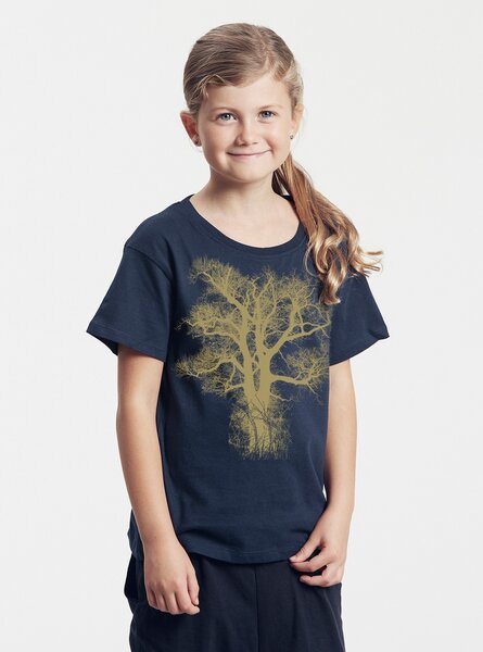 Peaces.bio - handbedruckte Biomode Bio-Kinder T-Shirt Chestnut von Peaces.bio - handbedruckte Biomode