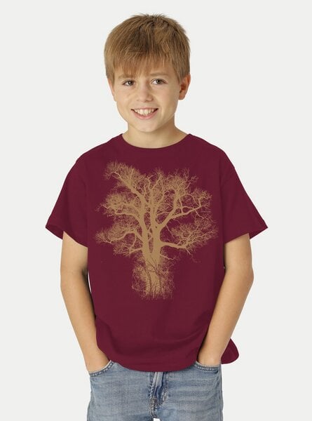 Peaces.bio - handbedruckte Biomode Bio-Kinder T-Shirt Chestnut von Peaces.bio - handbedruckte Biomode