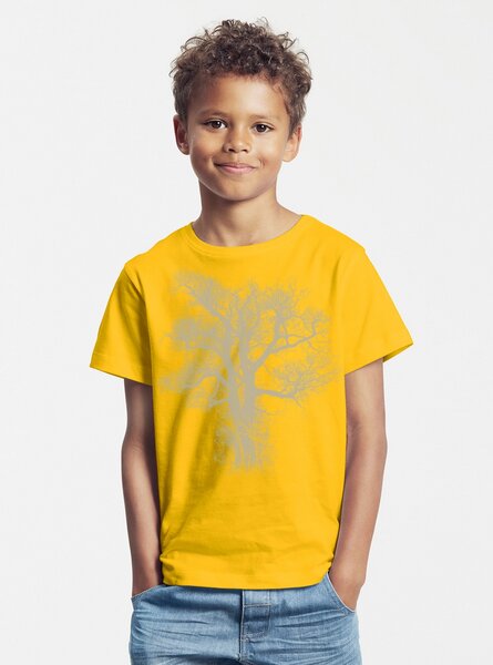 Peaces.bio - handbedruckte Biomode Bio-Kinder T-Shirt Chestnut von Peaces.bio - handbedruckte Biomode