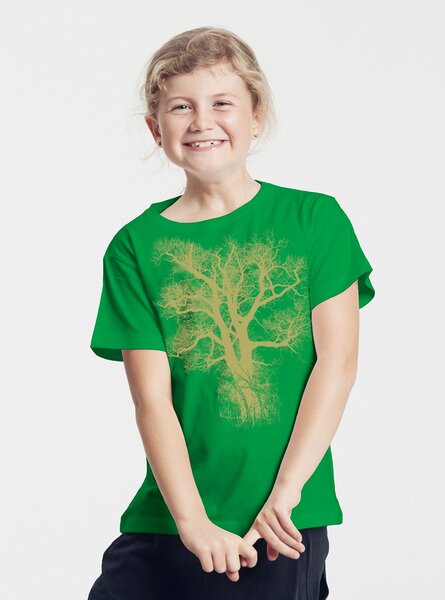 Peaces.bio - handbedruckte Biomode Bio-Kinder T-Shirt Chestnut von Peaces.bio - handbedruckte Biomode