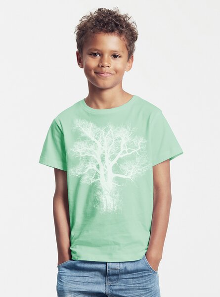 Peaces.bio - handbedruckte Biomode Bio-Kinder T-Shirt Chestnut von Peaces.bio - handbedruckte Biomode