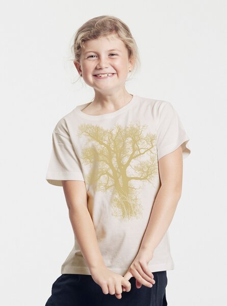 Peaces.bio - handbedruckte Biomode Bio-Kinder T-Shirt Chestnut von Peaces.bio - handbedruckte Biomode