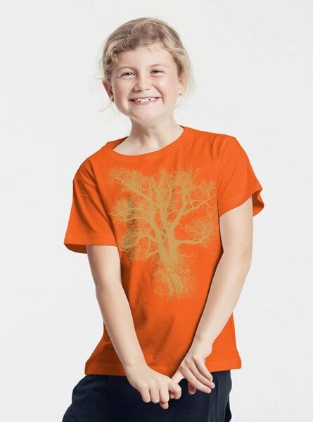 Peaces.bio - handbedruckte Biomode Bio-Kinder T-Shirt Chestnut von Peaces.bio - handbedruckte Biomode