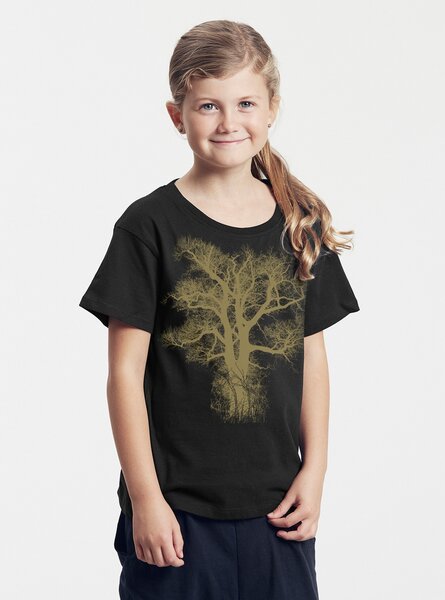 Peaces.bio - handbedruckte Biomode Bio-Kinder T-Shirt Chestnut von Peaces.bio - handbedruckte Biomode