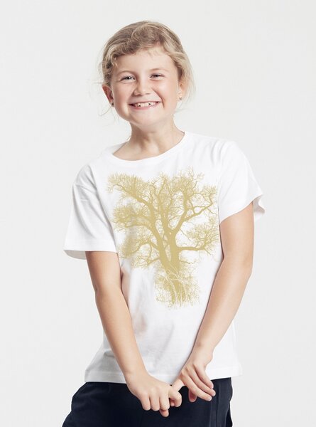 Peaces.bio - handbedruckte Biomode Bio-Kinder T-Shirt Chestnut von Peaces.bio - handbedruckte Biomode