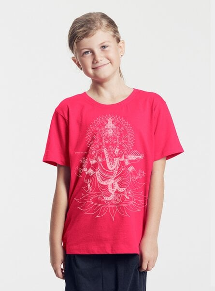 Peaces.bio - handbedruckte Biomode Bio-Kinder T-Shirt Ganesha von Peaces.bio - handbedruckte Biomode