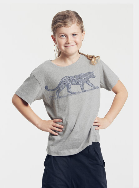 Peaces.bio - handbedruckte Biomode Bio-Kinder T-Shirt Leopard von Peaces.bio - handbedruckte Biomode