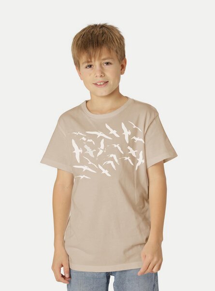 Peaces.bio - handbedruckte Biomode Bio-Kinder T-Shirt Möwen von Peaces.bio - handbedruckte Biomode