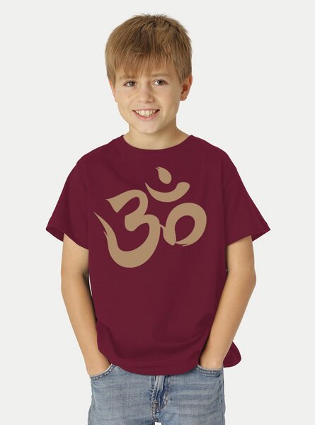 Peaces.bio - handbedruckte Biomode Bio-Kinder T-Shirt Om von Peaces.bio - handbedruckte Biomode