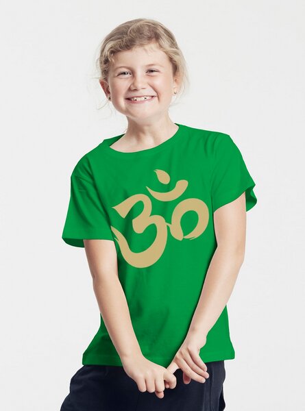 Peaces.bio - handbedruckte Biomode Bio-Kinder T-Shirt Om von Peaces.bio - handbedruckte Biomode