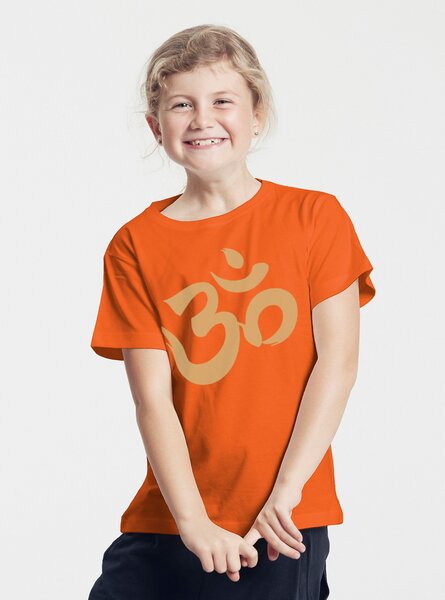 Peaces.bio - handbedruckte Biomode Bio-Kinder T-Shirt Om von Peaces.bio - handbedruckte Biomode