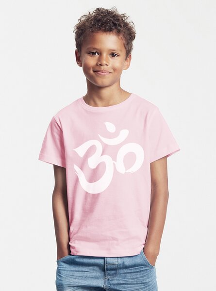 Peaces.bio - handbedruckte Biomode Bio-Kinder T-Shirt Om von Peaces.bio - handbedruckte Biomode