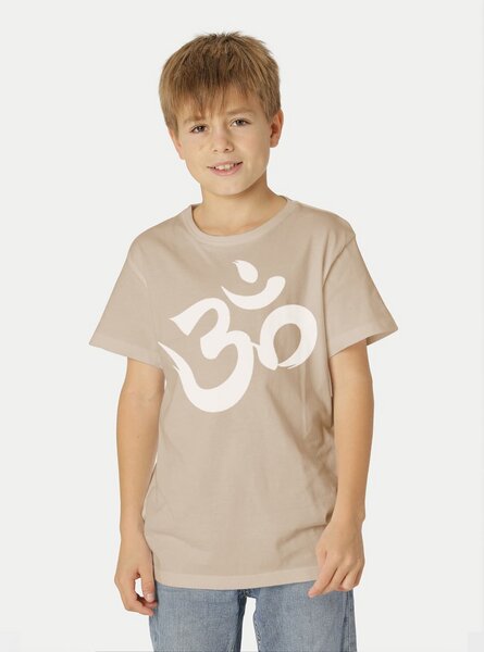 Peaces.bio - handbedruckte Biomode Bio-Kinder T-Shirt Om von Peaces.bio - handbedruckte Biomode