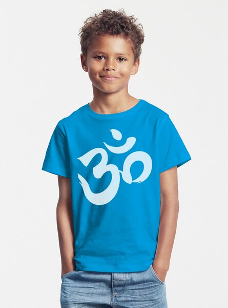 Peaces.bio - handbedruckte Biomode Bio-Kinder T-Shirt Om von Peaces.bio - handbedruckte Biomode