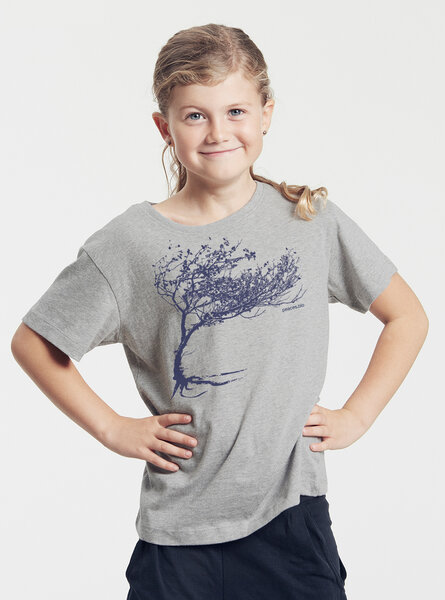 Peaces.bio - handbedruckte Biomode Bio-Kinder T-Shirt Windy Tree von Peaces.bio - handbedruckte Biomode