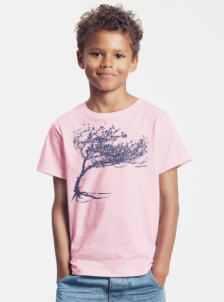 Peaces.bio - handbedruckte Biomode Bio-Kinder T-Shirt Windy Tree von Peaces.bio - handbedruckte Biomode