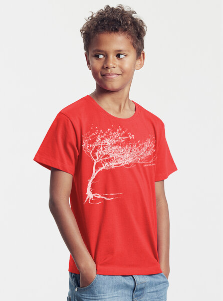 Peaces.bio - handbedruckte Biomode Bio-Kinder T-Shirt Windy Tree von Peaces.bio - handbedruckte Biomode