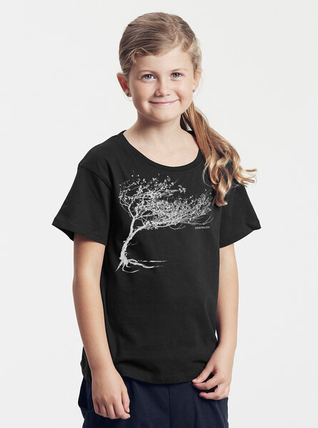 Peaces.bio - handbedruckte Biomode Bio-Kinder T-Shirt Windy Tree von Peaces.bio - handbedruckte Biomode