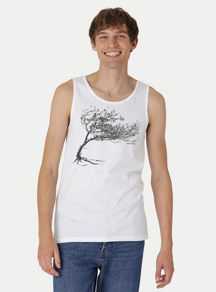 Peaces.bio - handbedruckte Biomode Bio Tank Top Windy Tree Herren von Peaces.bio - handbedruckte Biomode