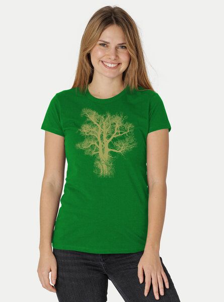 Peaces.bio - handbedruckte Biomode Damen Biobaumwoll T-Shirt Chestnut Peaces.bio - handbedruckte Biomode Damen Biobaumwoll T-Shirt Chestnut von Peaces.bio - handbedruckte Biomode