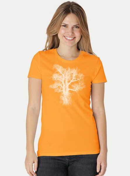 Peaces.bio - handbedruckte Biomode Damen Biobaumwoll T-Shirt Chestnut Peaces.bio - handbedruckte Biomode Damen Biobaumwoll T-Shirt Chestnut von Peaces.bio - handbedruckte Biomode