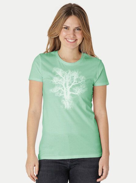 Peaces.bio - handbedruckte Biomode Damen Biobaumwoll T-Shirt Chestnut Peaces.bio - handbedruckte Biomode Damen Biobaumwoll T-Shirt Chestnut von Peaces.bio - handbedruckte Biomode