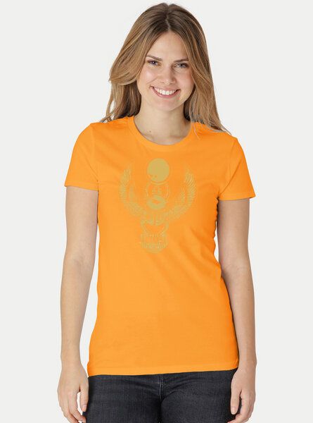 Peaces.bio - handbedruckte Biomode Damen Fit T-Shirt Cheper von Peaces.bio - handbedruckte Biomode