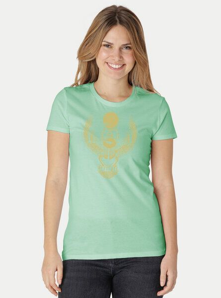 Peaces.bio - handbedruckte Biomode Damen Fit T-Shirt Cheper Peaces.bio - handbedruckte Biomode Damen Fit T-Shirt Cheper von Peaces.bio - handbedruckte Biomode