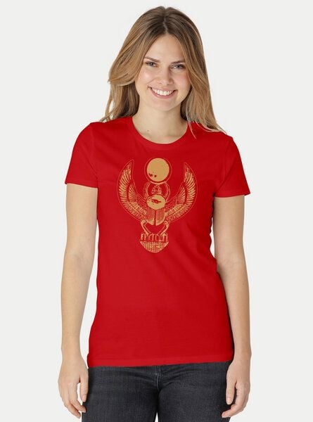 Peaces.bio - handbedruckte Biomode Damen Fit T-Shirt Cheper von Peaces.bio - handbedruckte Biomode